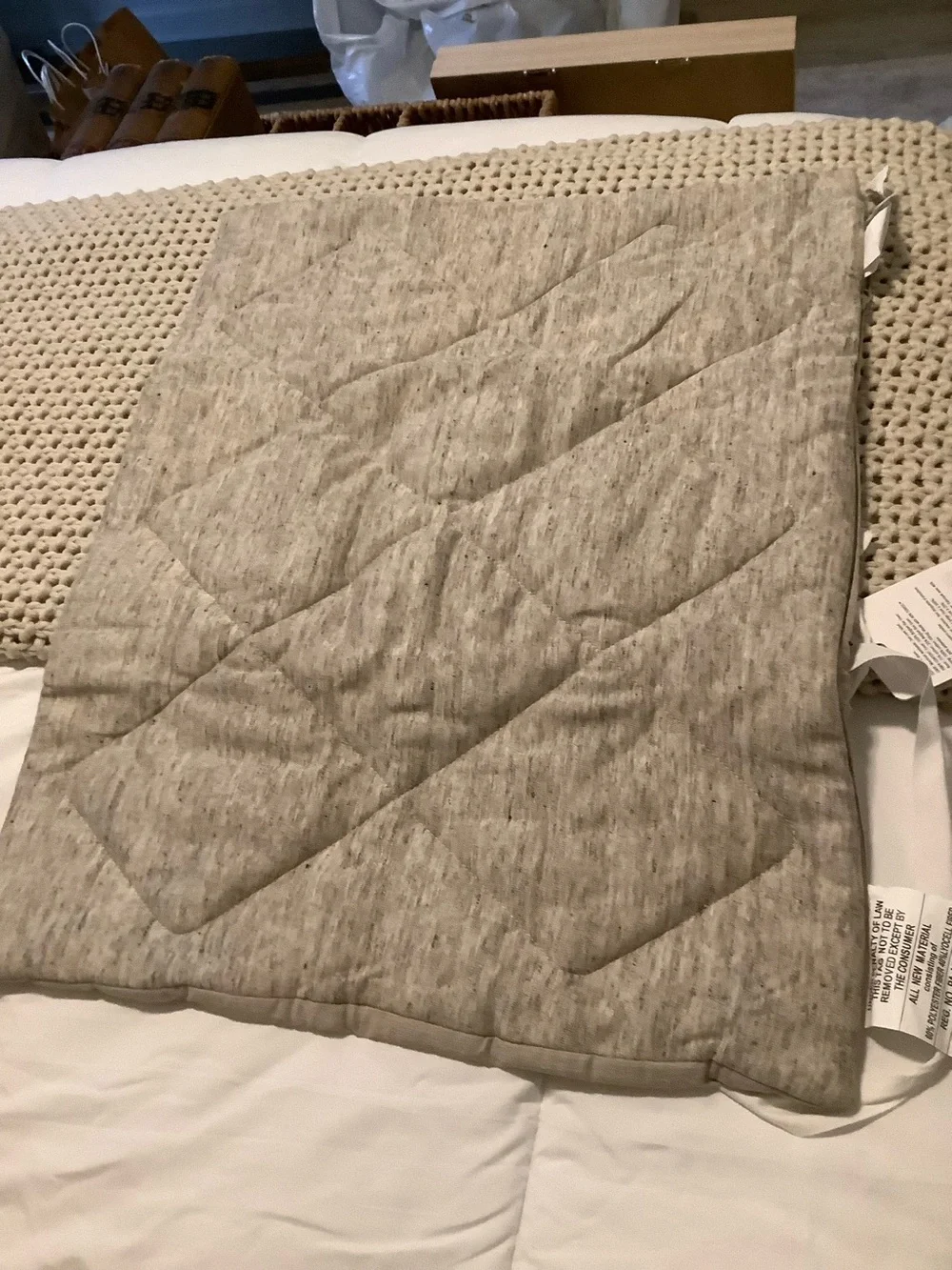 Bundle of 2 Pottery Barn Belgian flax linen jersey standard shams❤️❤️❤️❤️